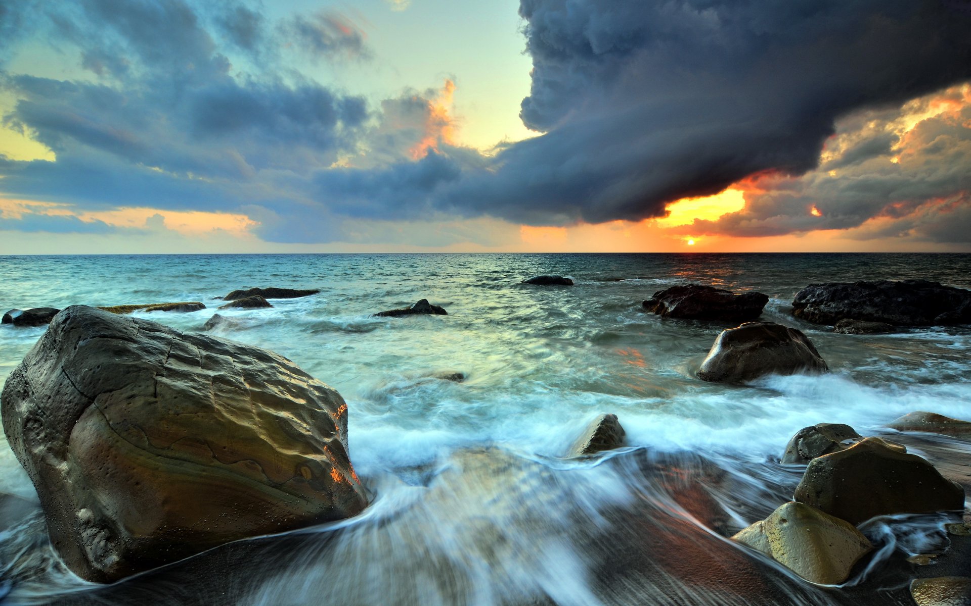 mare cielo paesaggio