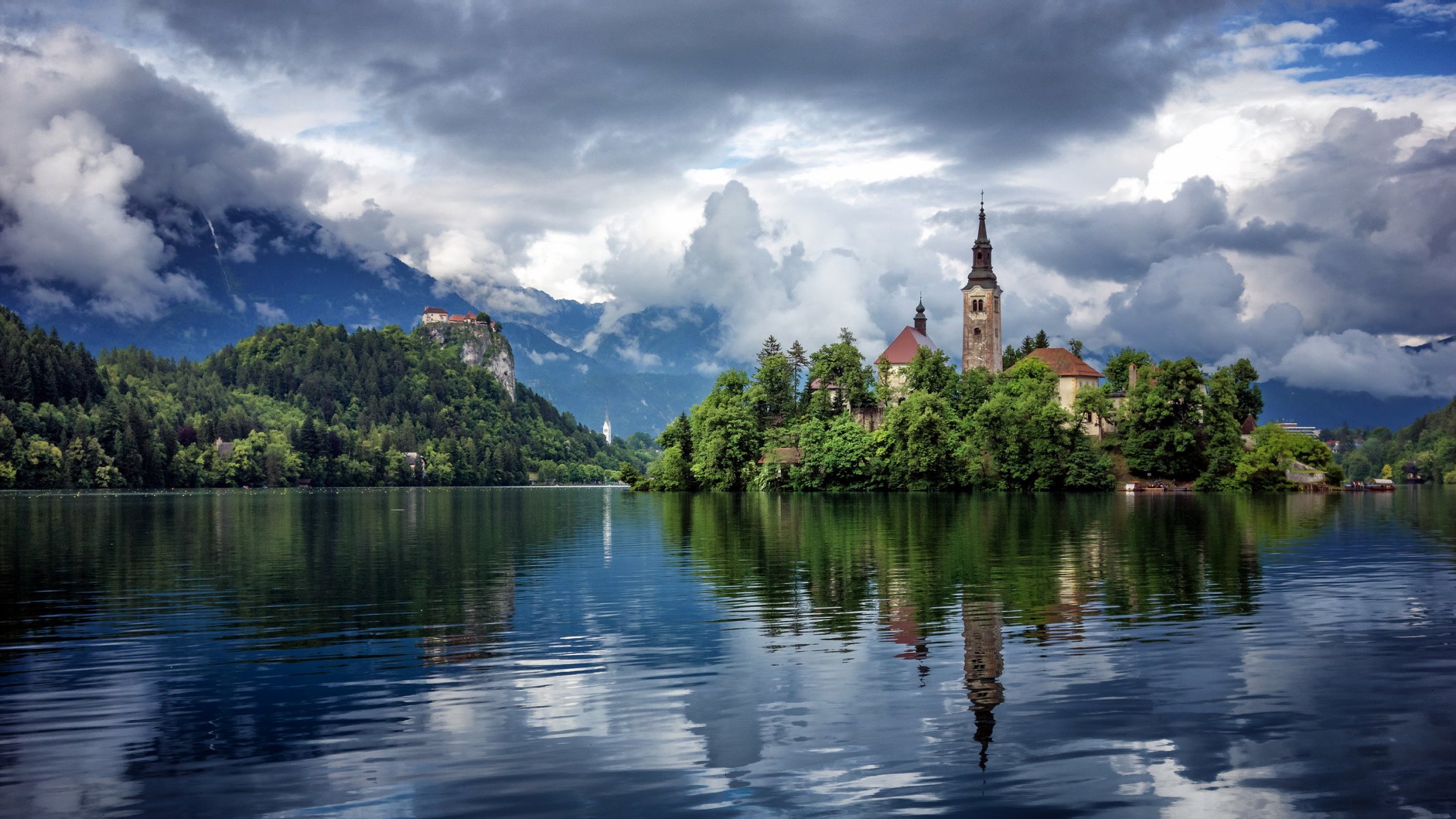 lac de bled slovénie nature