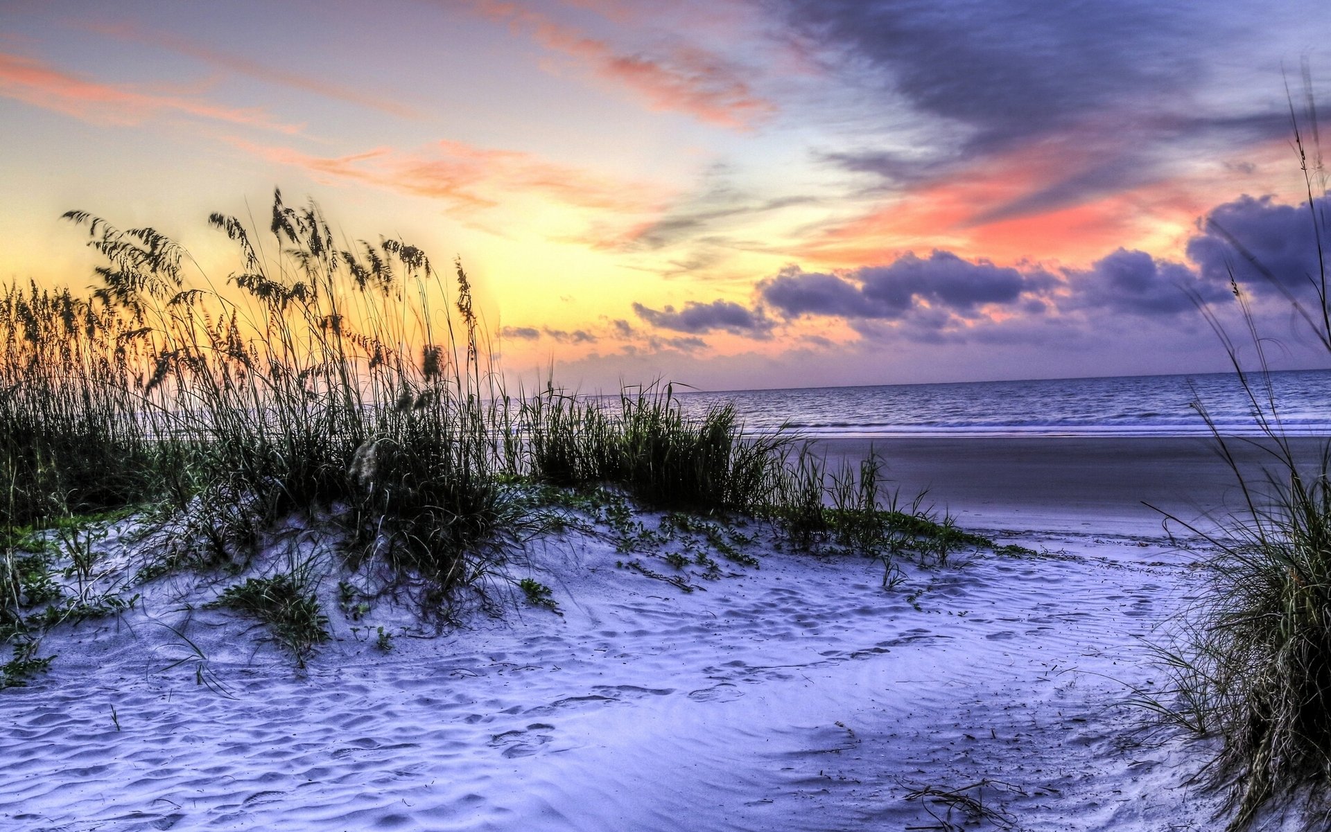 isla hilton head carolina del sur océano atlántico isla hilton head puesta de sol playa costa