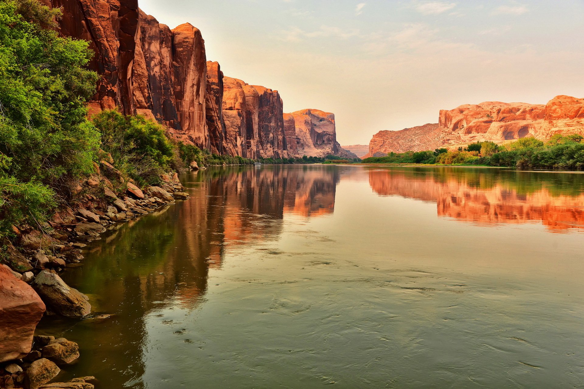 river mountain landscape