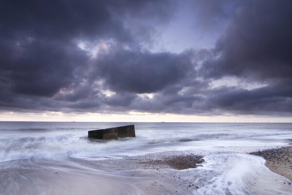 British landscape by the sea