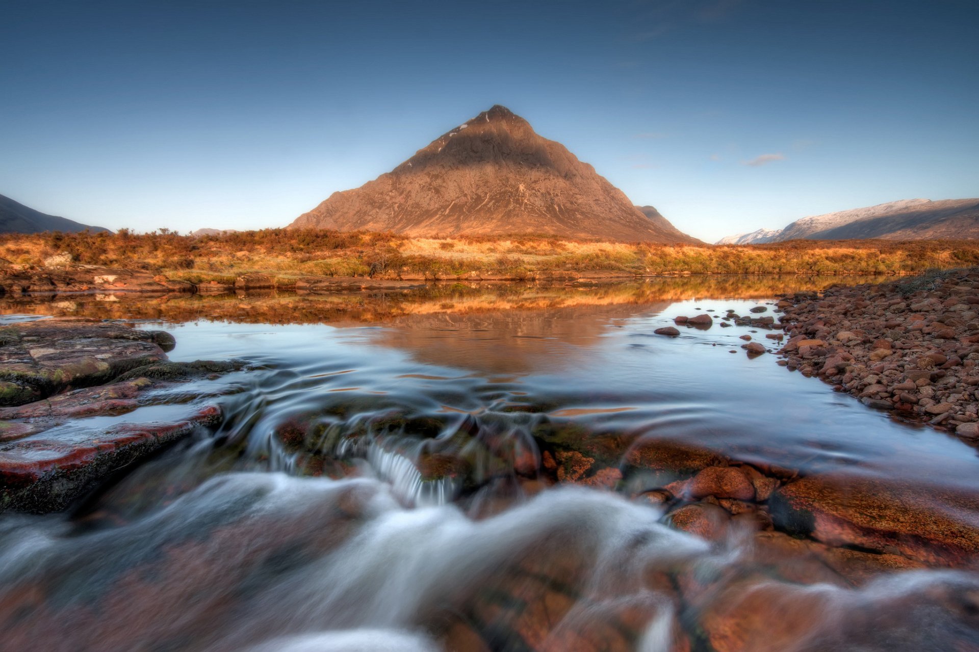 mountain scotland river feed