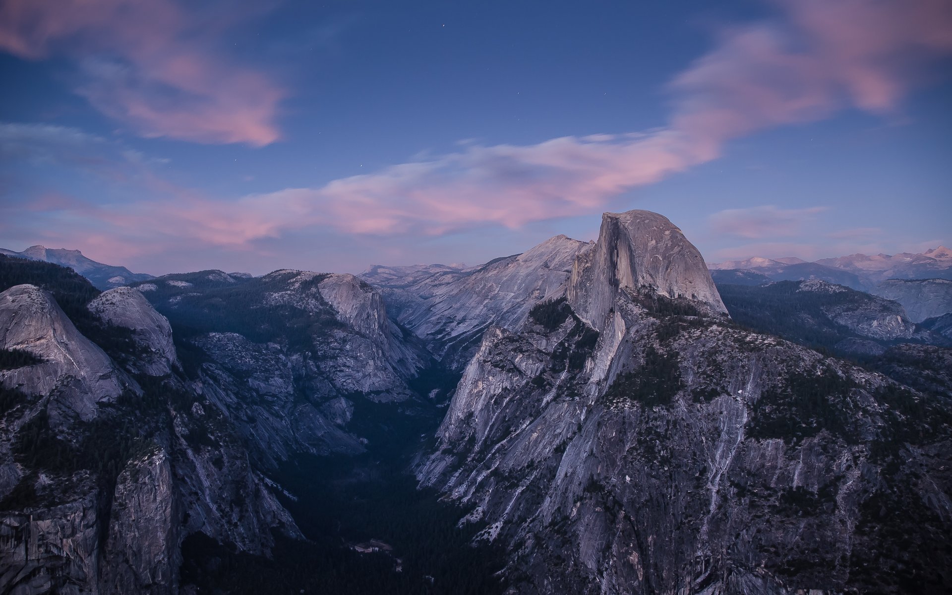 états-unis californie parc national de yosemite glacier point californie glacier point