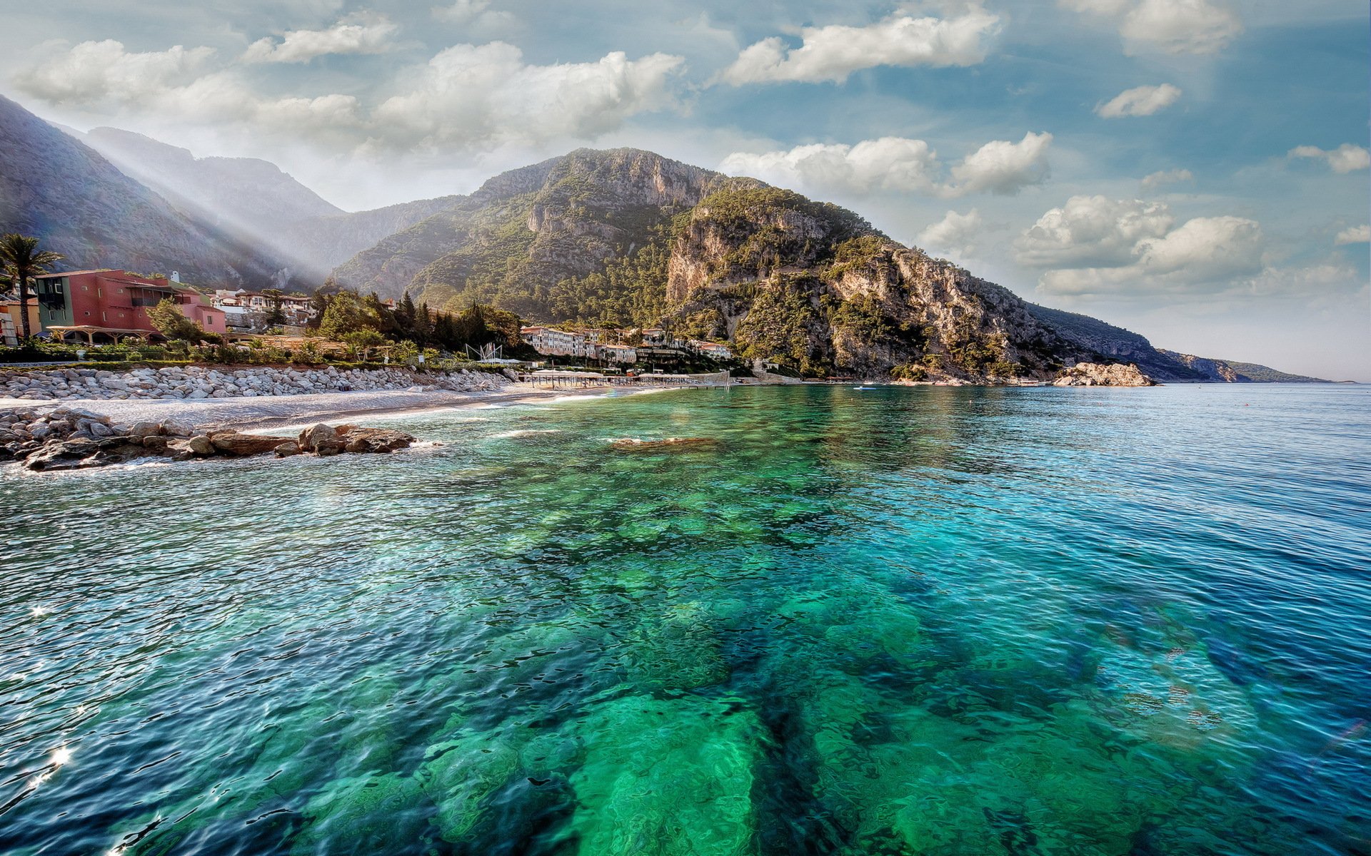 mare estate montagna città paesaggio