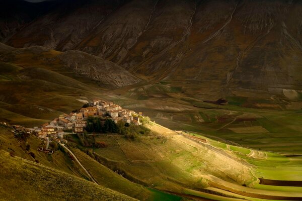 Belle vue en Italie