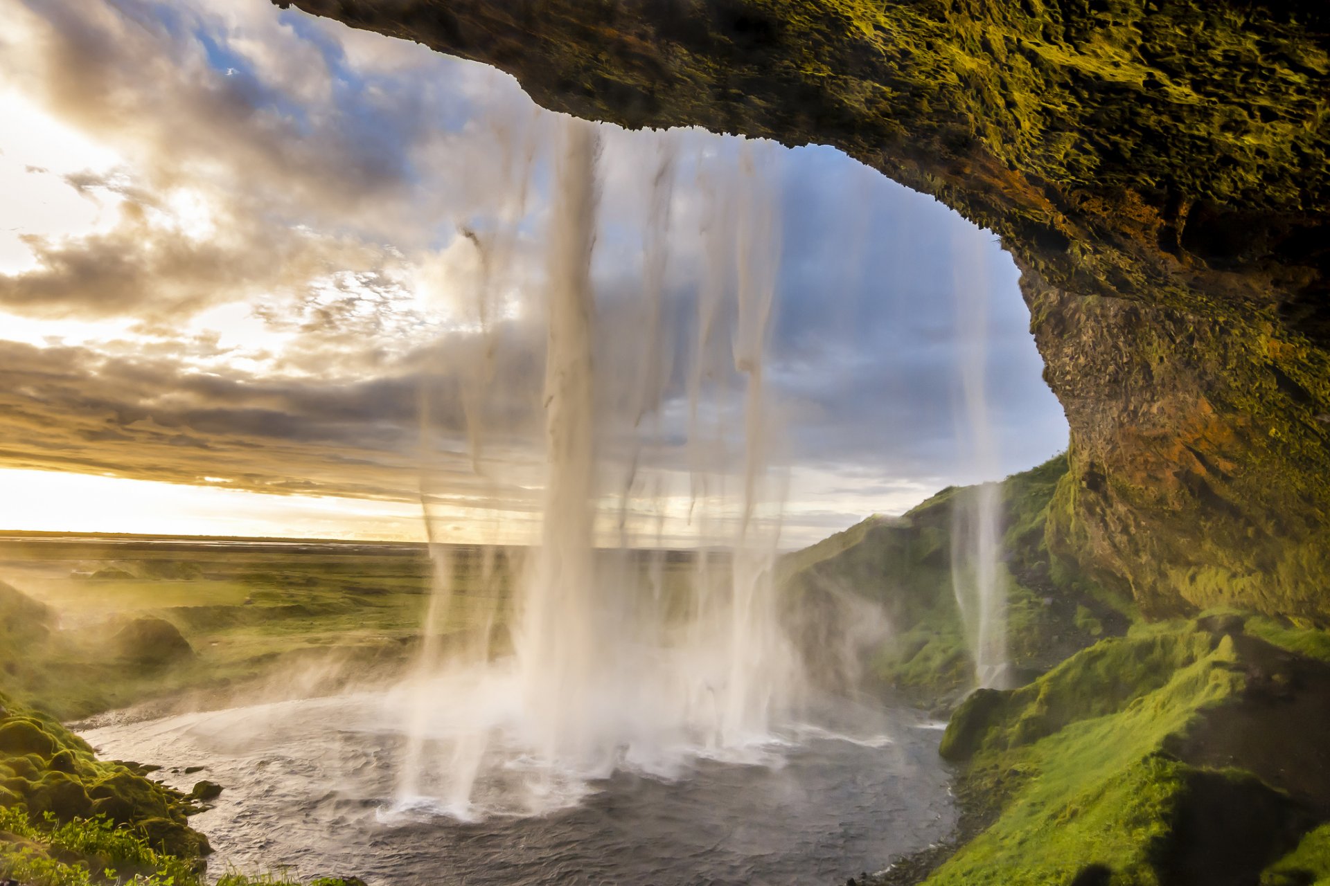 islandia wodospad seljalandsfoss seljalandsfo