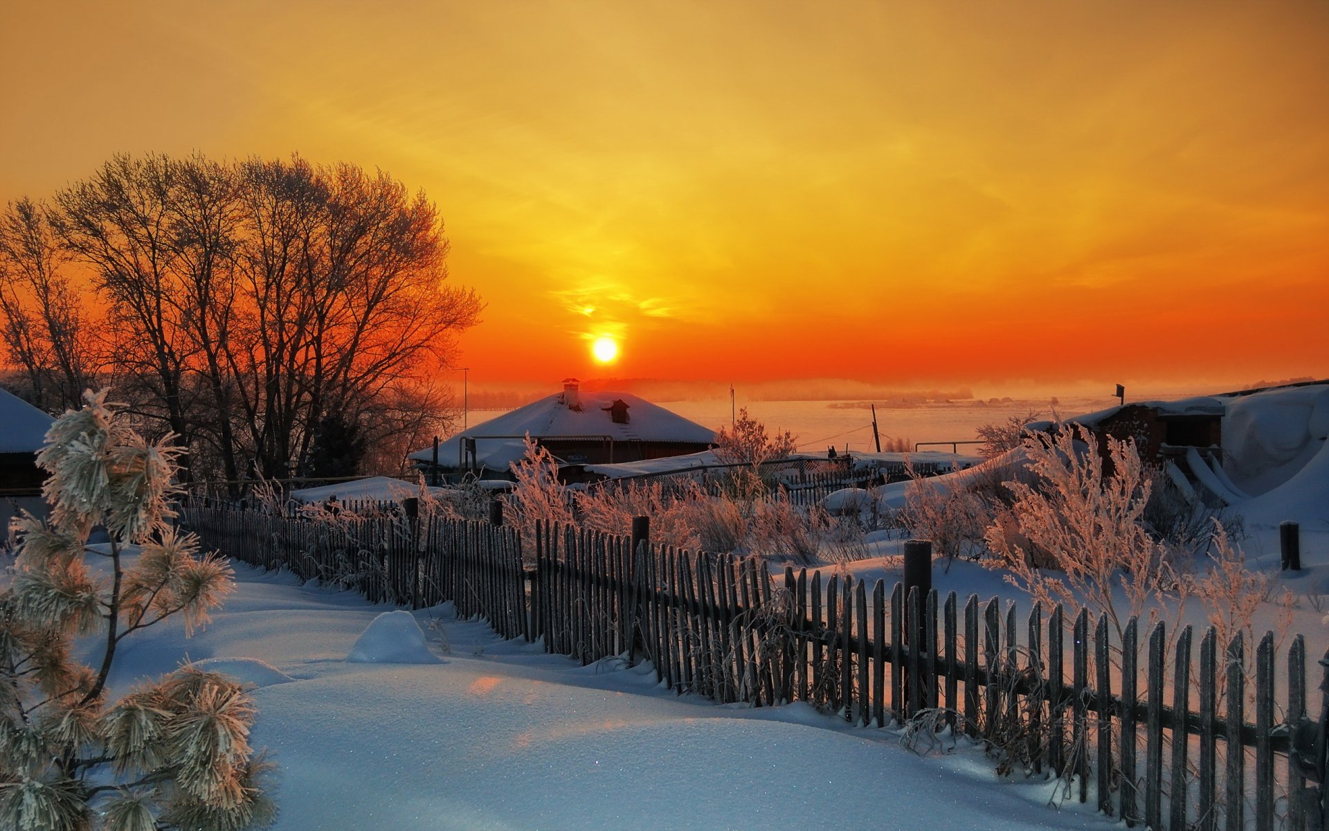 unset winter village