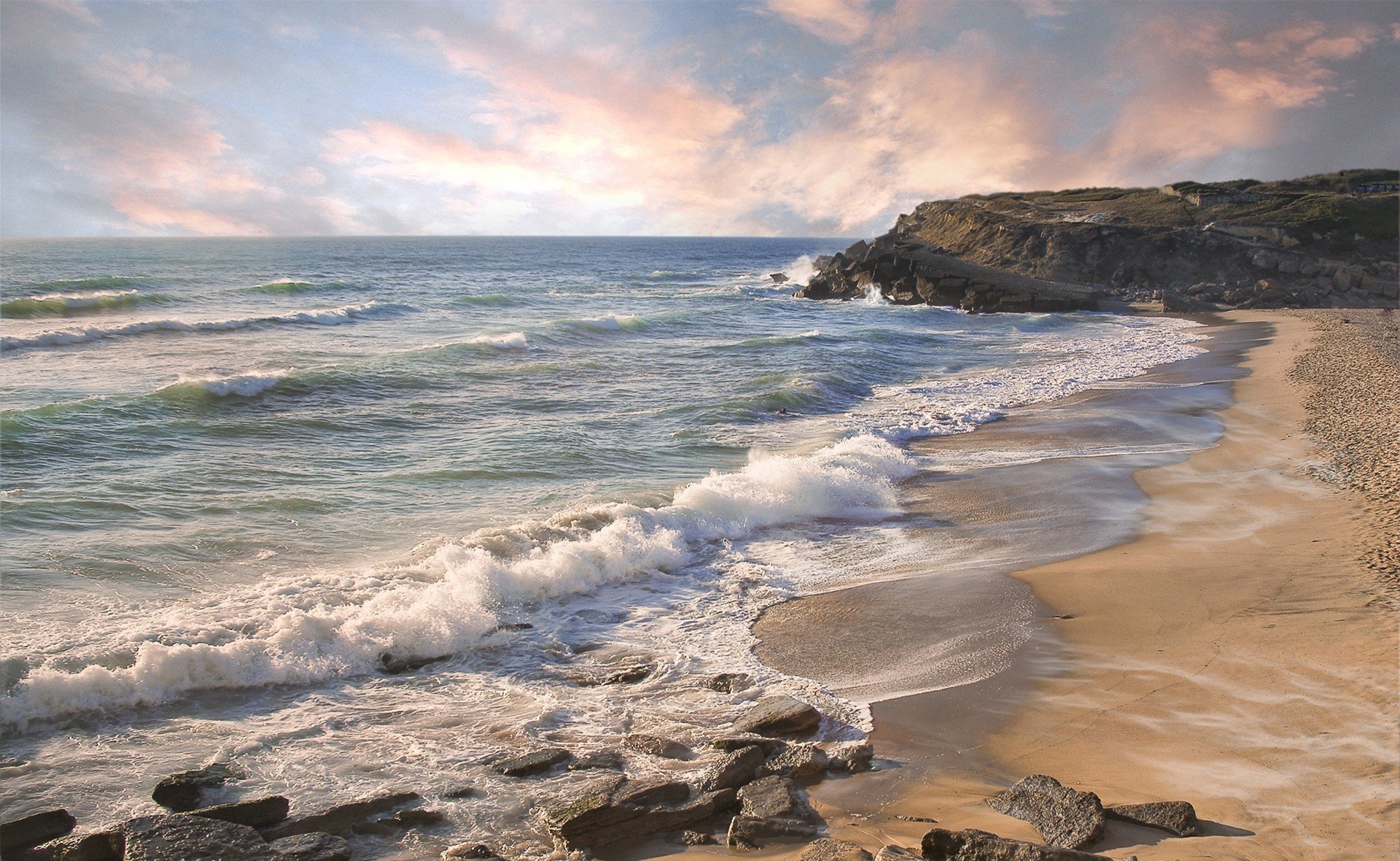 landscape nature beach sea