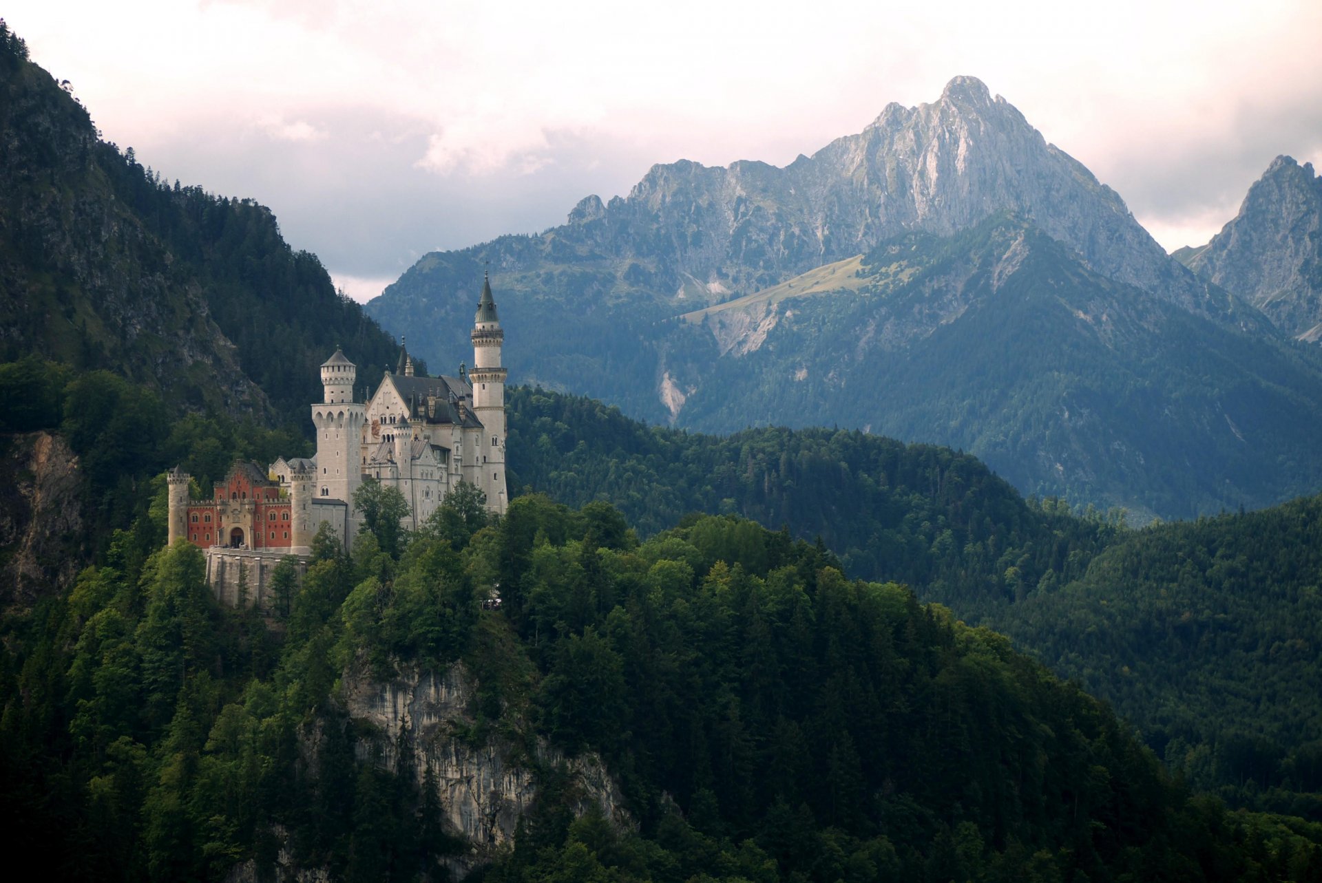 castillo neuschwanstein alemania baviera montañas