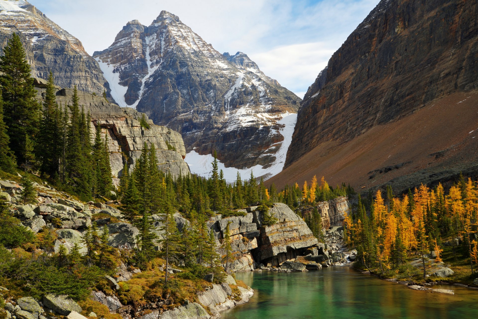 hara-oas-see yoho-nationalpark kanada see berge