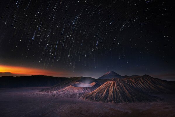 Starfall sur les volcans