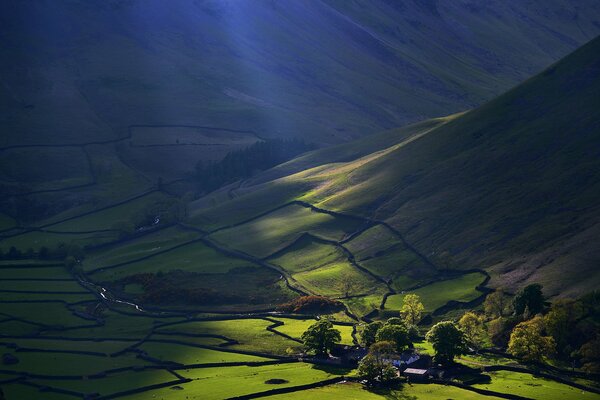 Lake District National Park in the United Kingdom