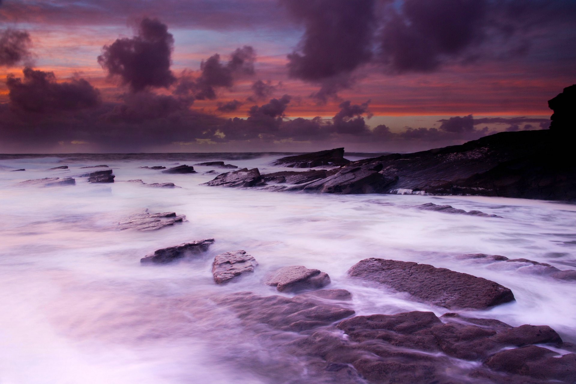 ireland clare speynish port the west bank atlantic ocean sea ocean flows water rock stones extract sky rainy clouds autumn hopkins photography