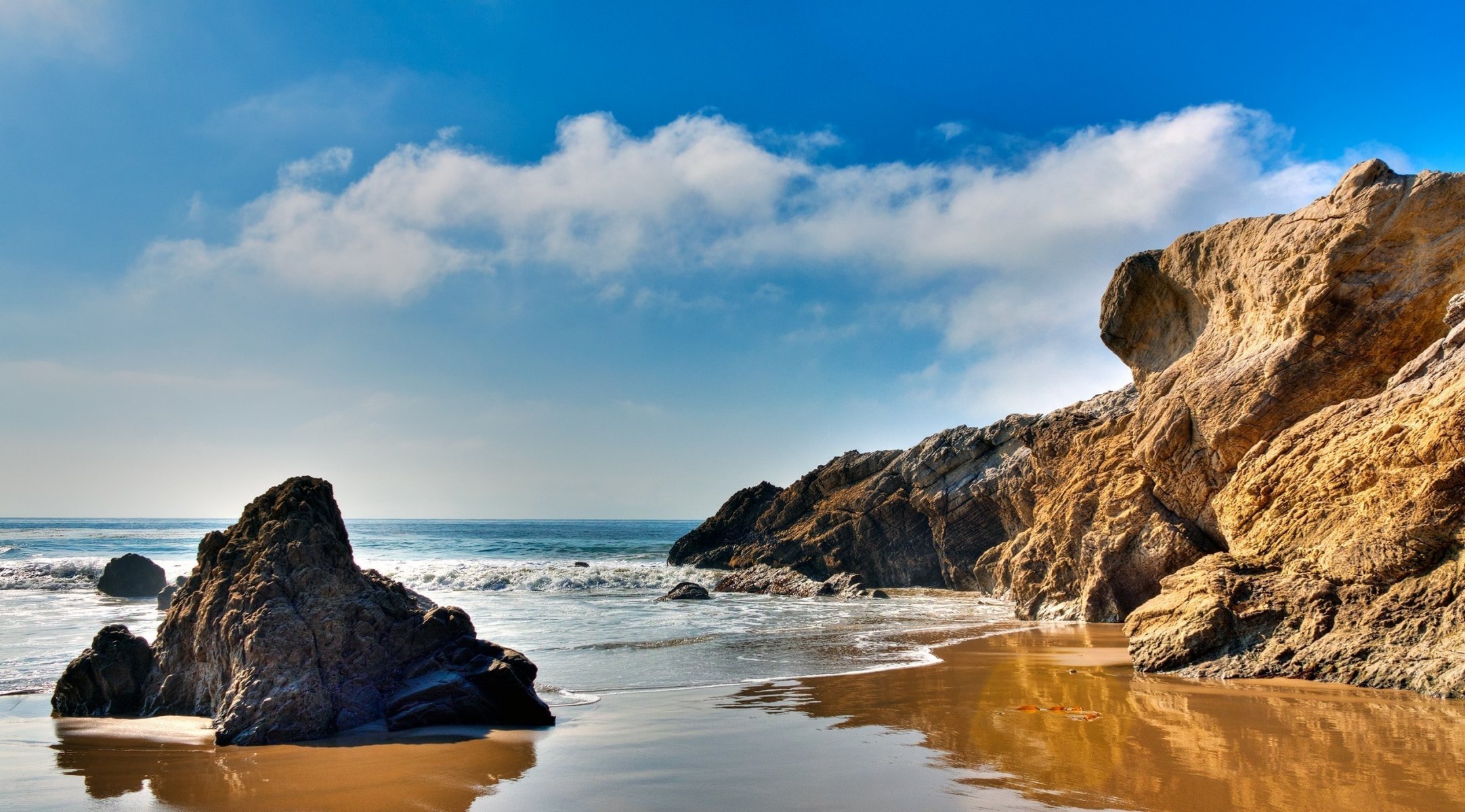 landschaft natur meer felsen