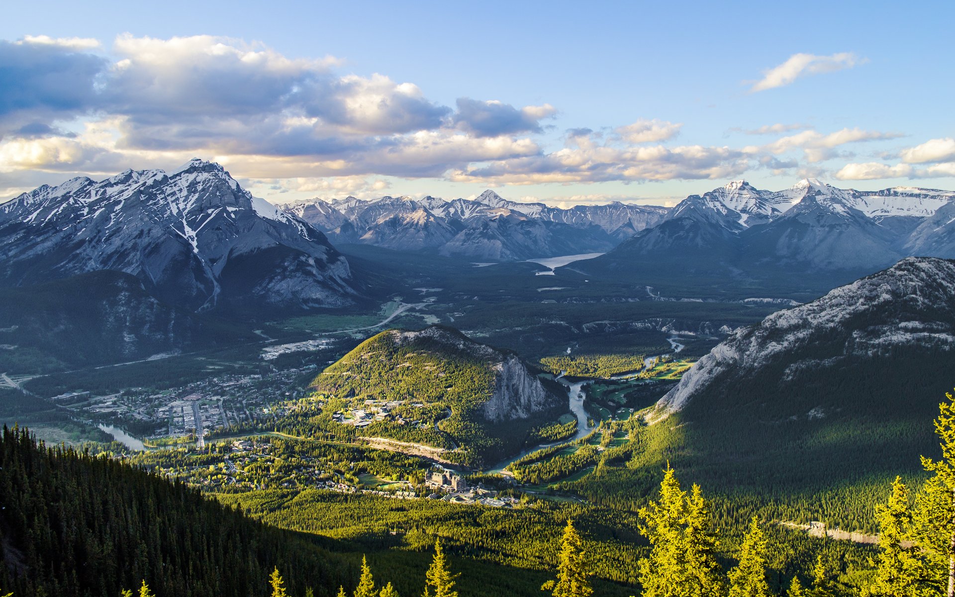 banff national park alberta kanada banff berge