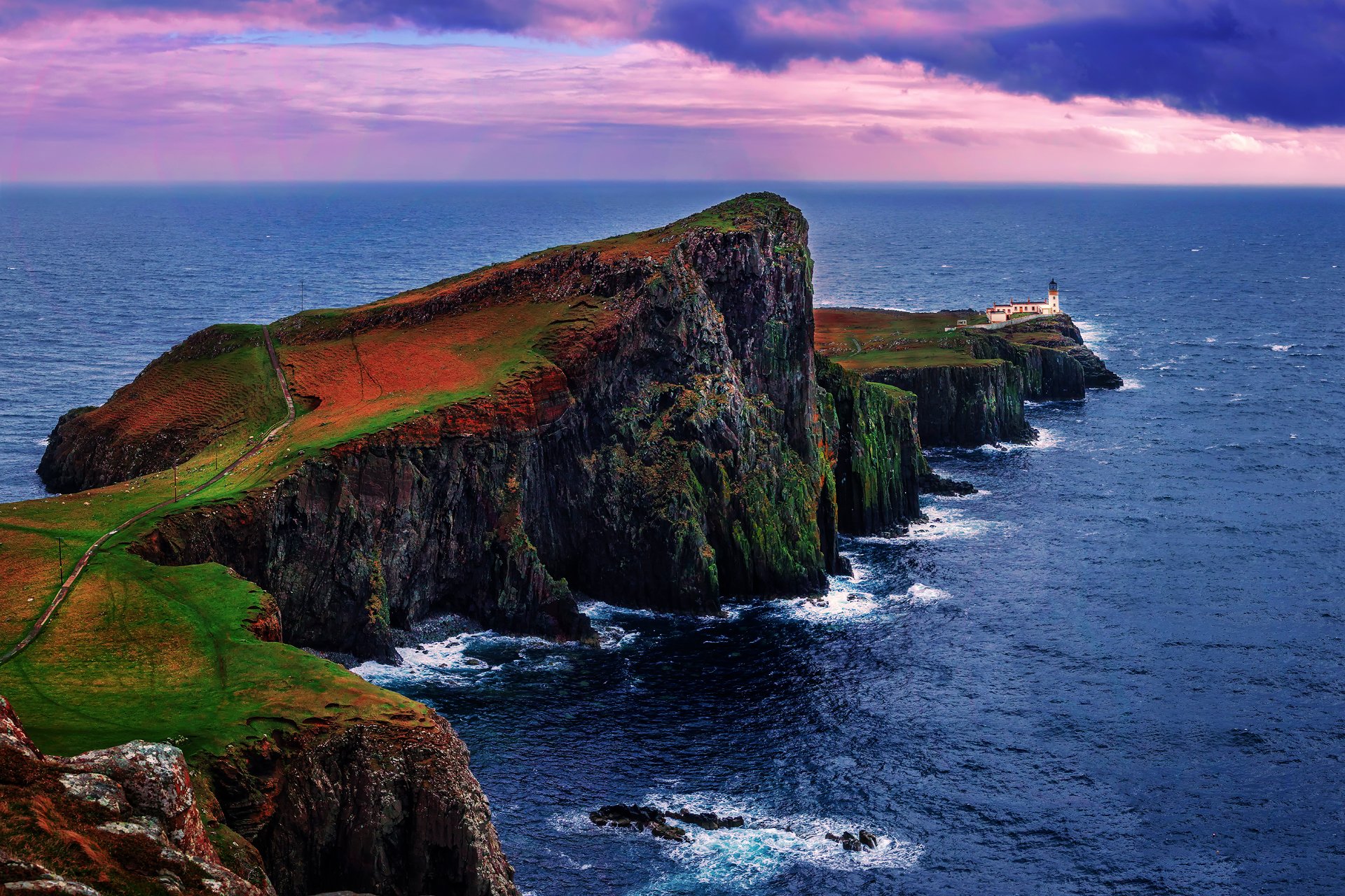 cotland neist point the inner hebrides archipelago isle of skye on the edge lighthouse