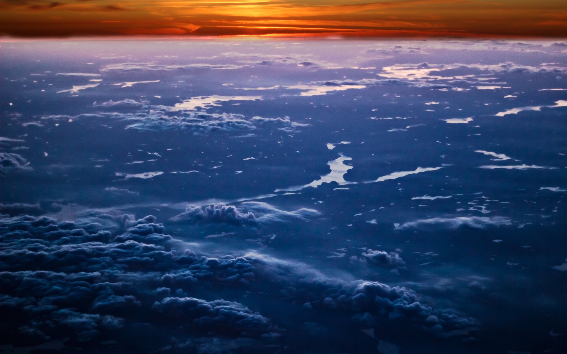 nature sky clouds sunset