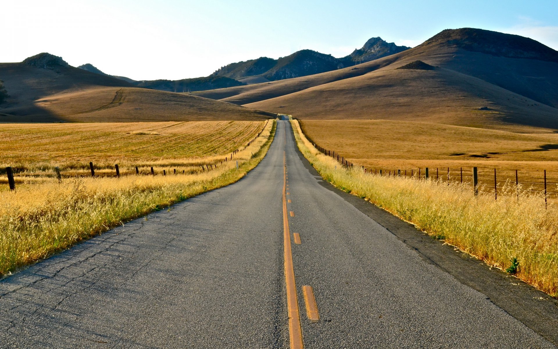 straße sommer landschaft