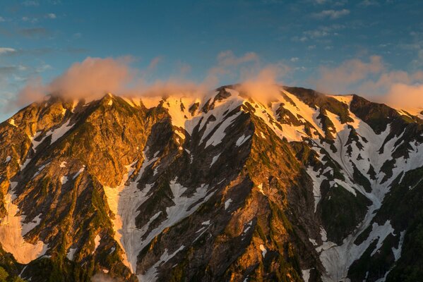 Japanische Alpen. Präfektur Nagano