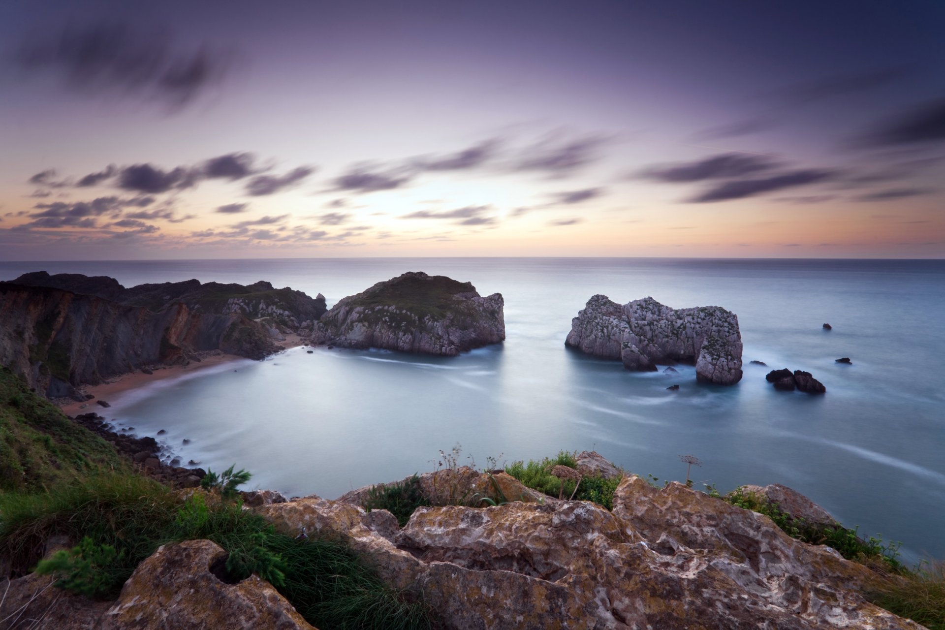 paesaggio marino mare costa rocce