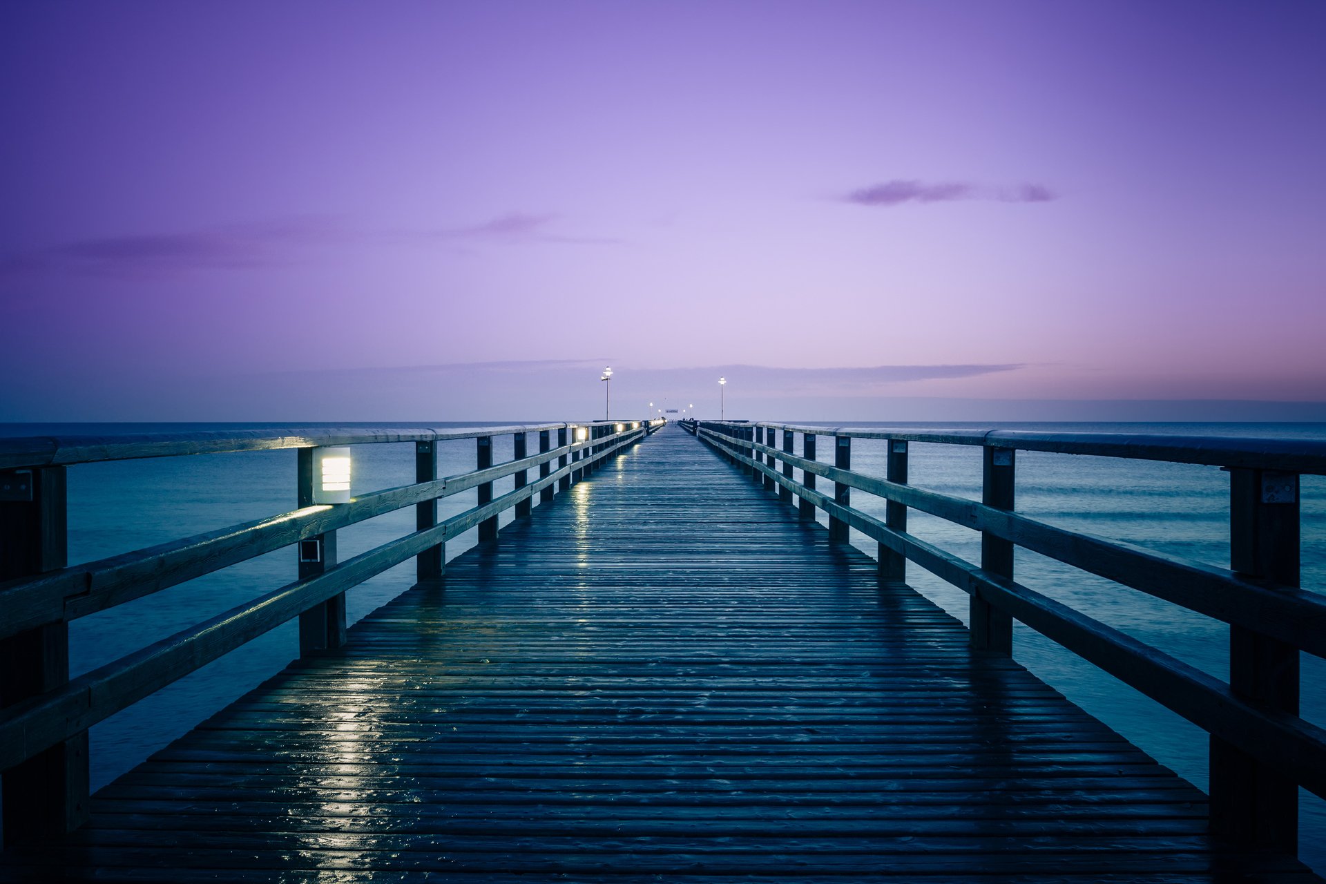 germany baltic sea pier sunrise morning marcus pink photography