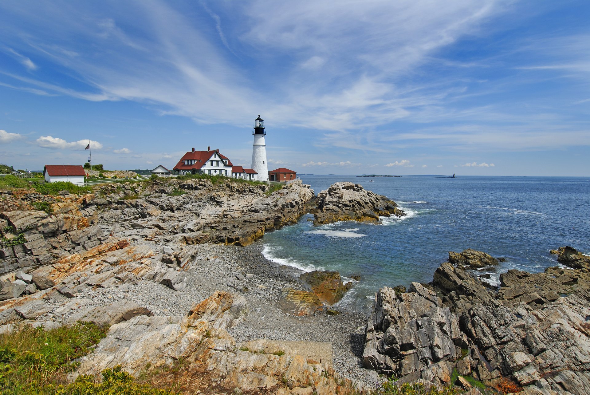 paesaggio mare faro