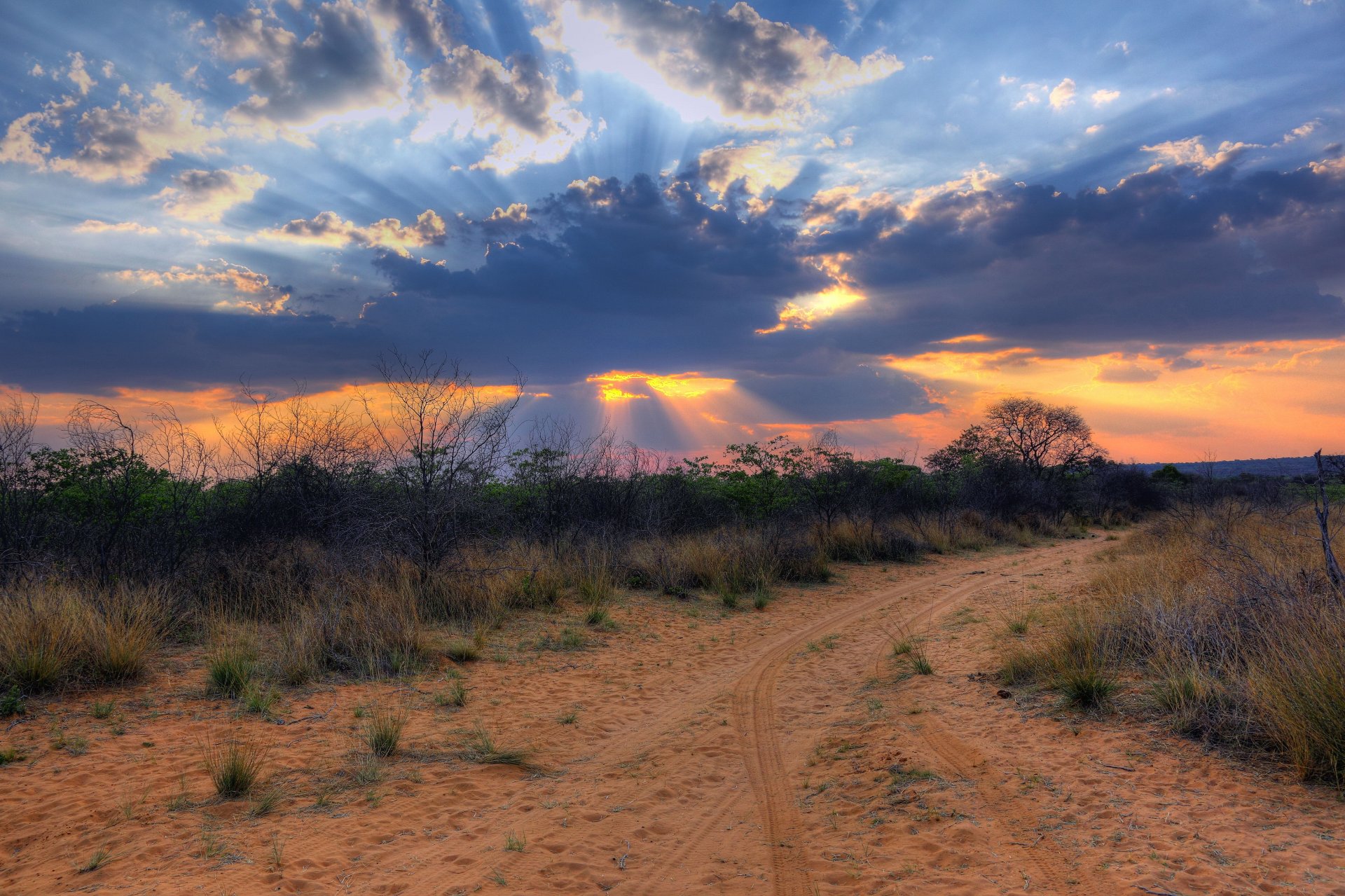 africa south africa namibia landscape clouds sunset desert