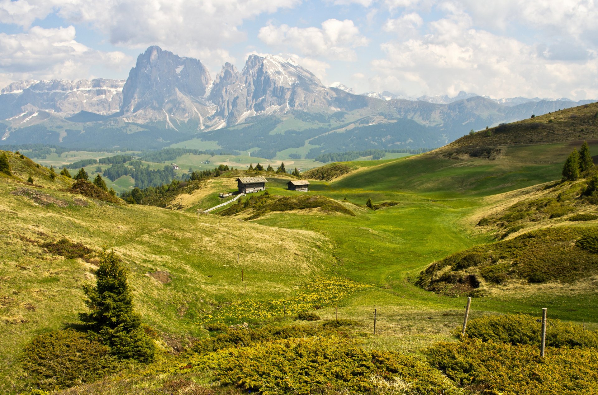 dolomites montagnes été