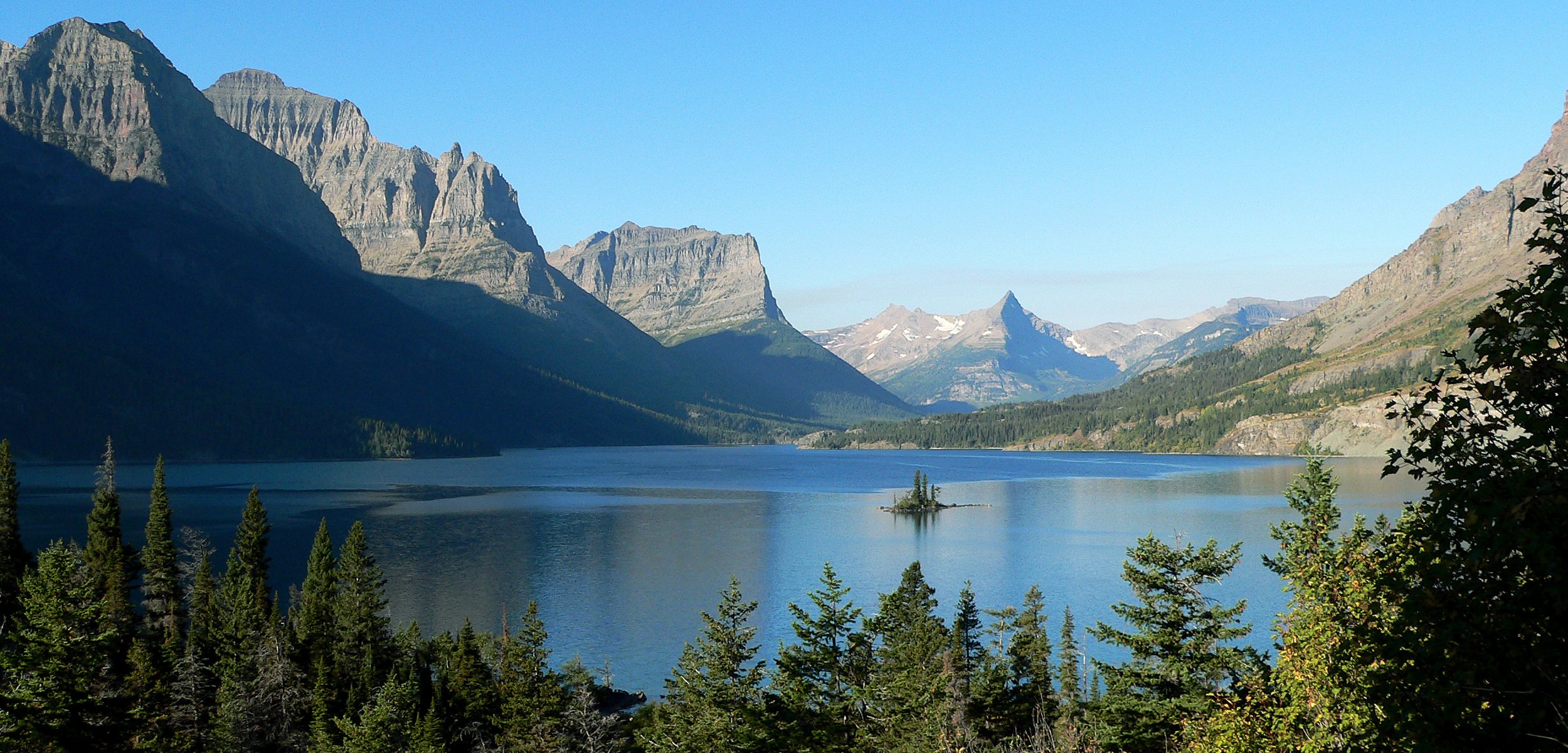 t mary lake saint mary lake national park united state