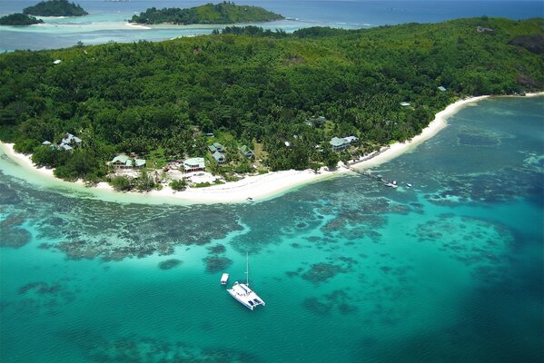 Seychelles frente al mar