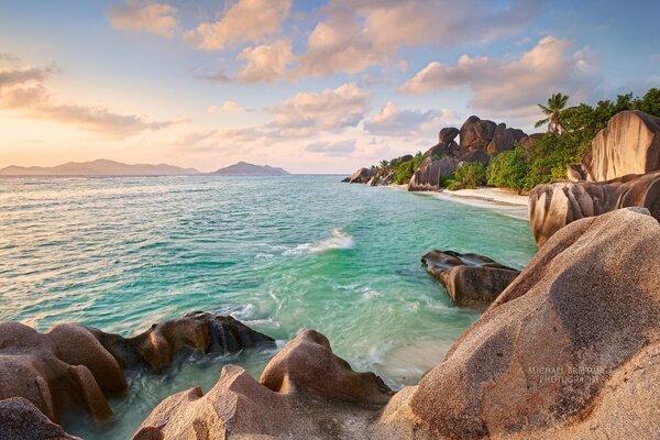 Seashore in Seychelles
