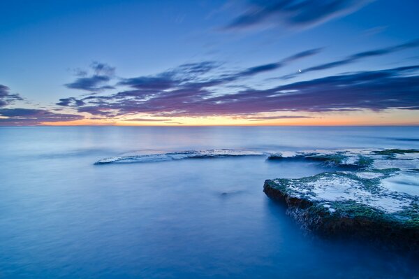 Costa di Valencia con mare calmo