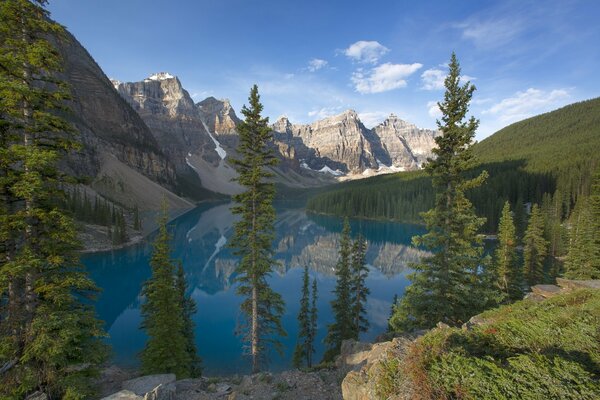 Национальный парк в канаде берег озера