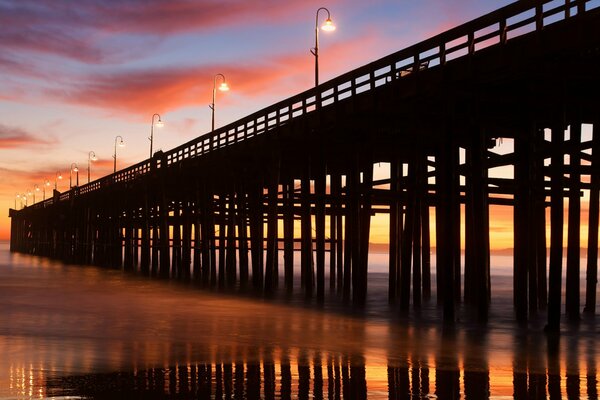 Mighty Bridge at sunset