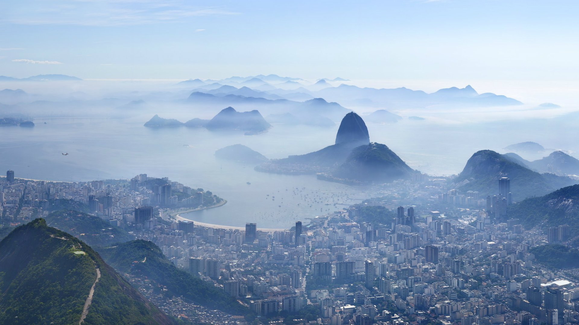 río de janeiro río de janeiro ciudad neblina