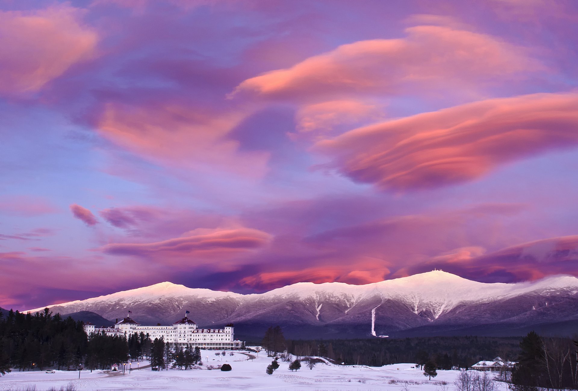 cielo nubes invierno resort