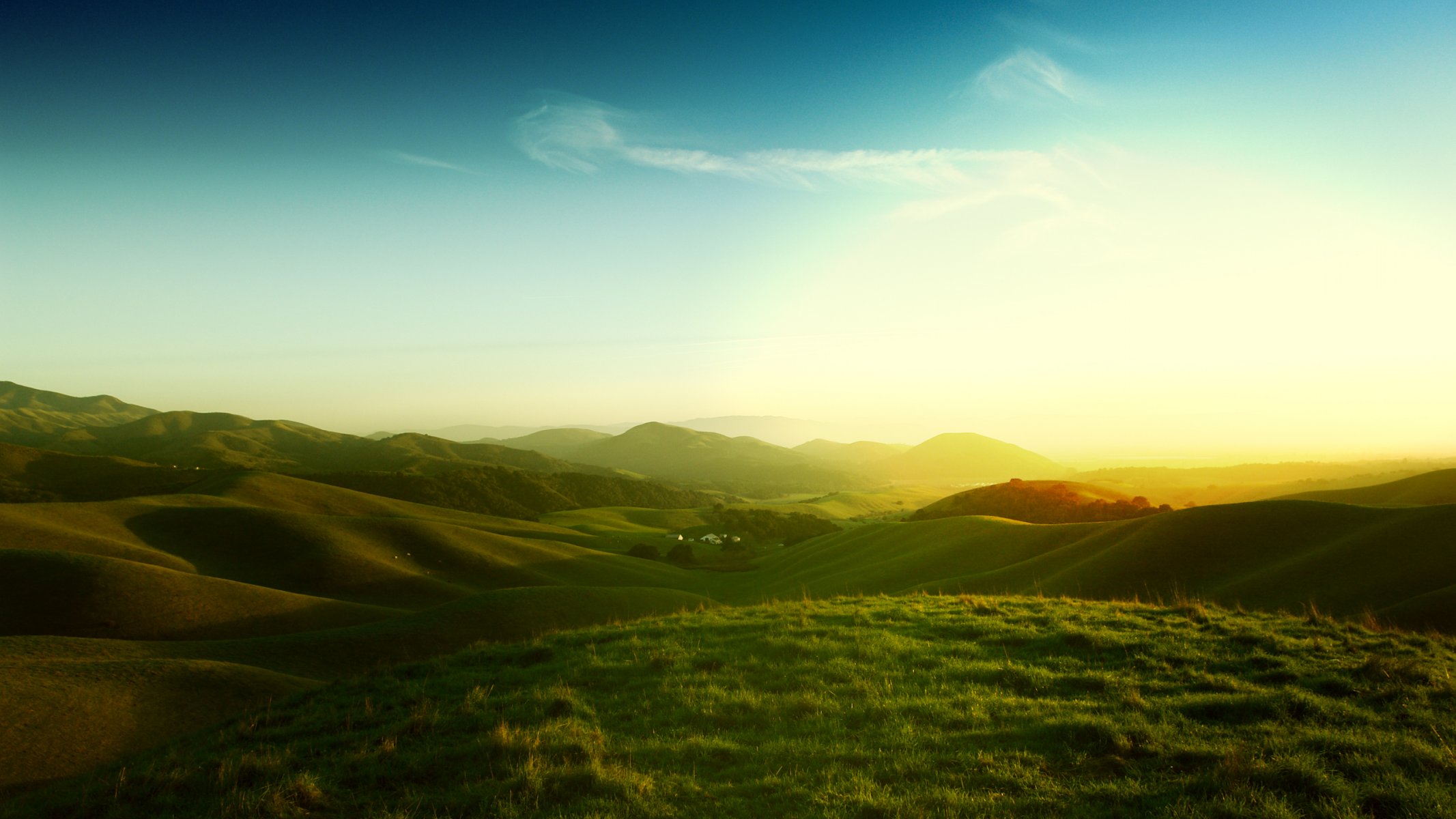 collines de californie californie collines de californie herbe ciel