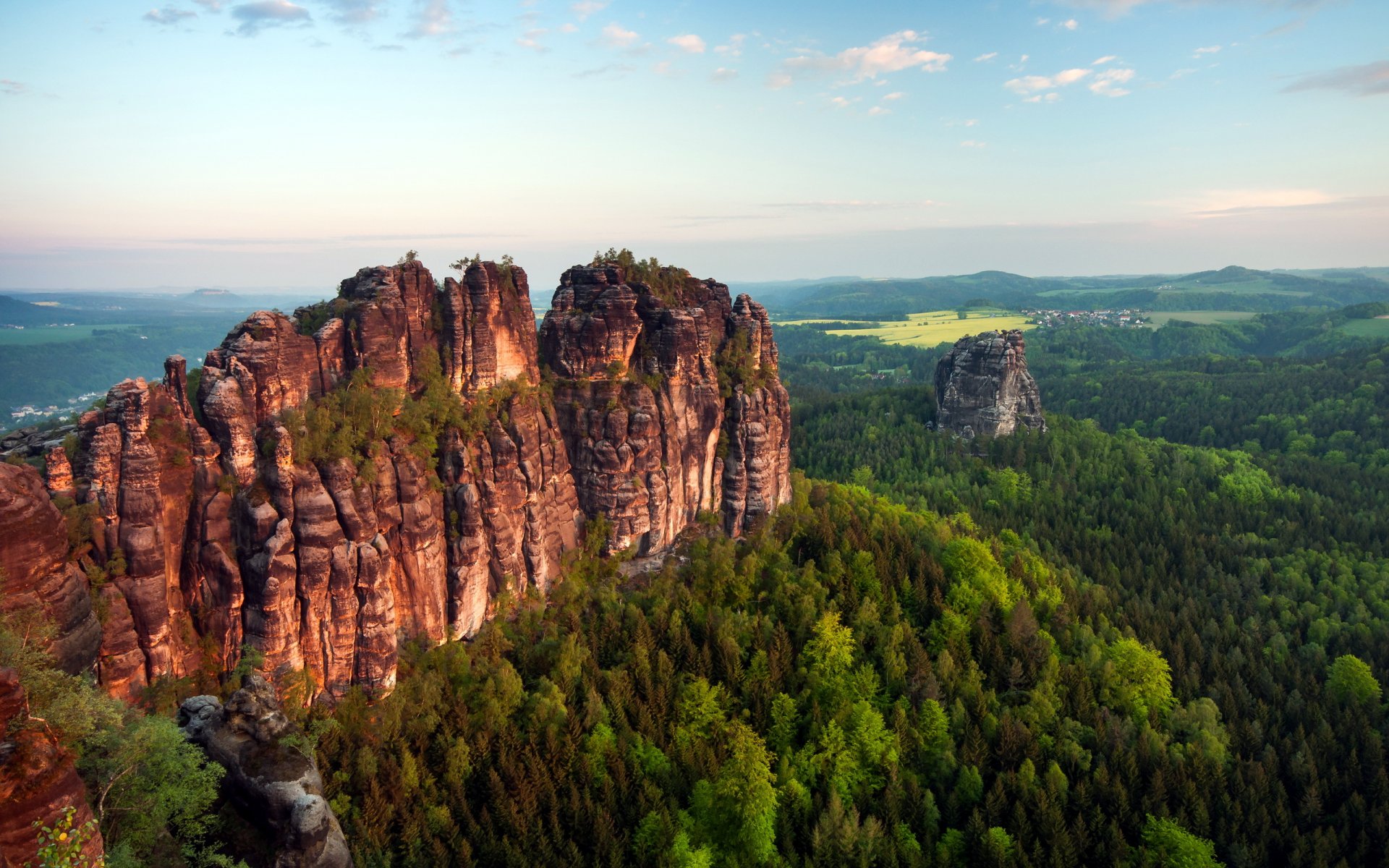 montagnes ciel nature paysage