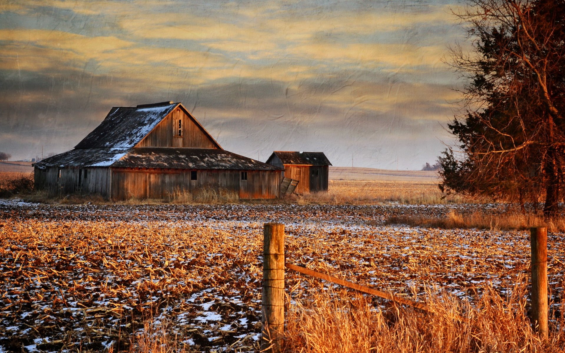 landschaft haus hintergrund stil