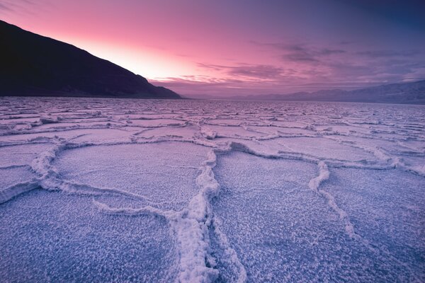 Inviting sunset in the national Park