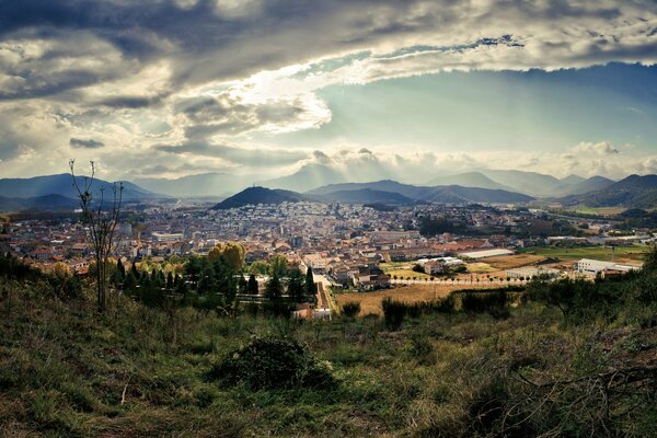 Incantevole paesaggio in Spagna