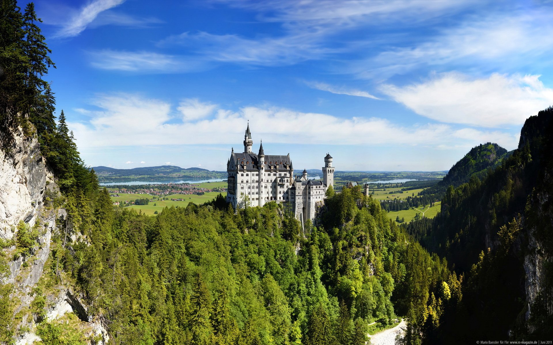 château de neuschwanstein alpes bavaroises allemagne