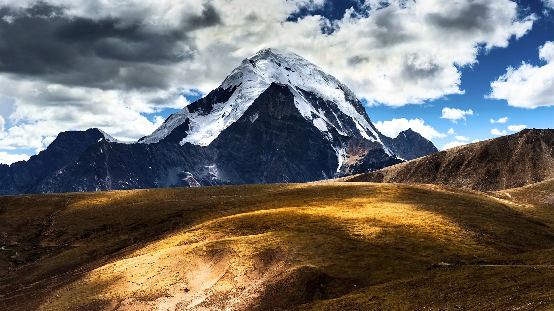 china tibet mountain clouds sky shina