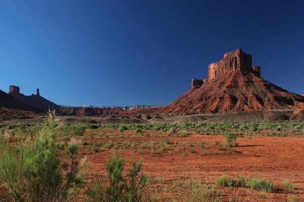 Paesaggio montuoso dello Utah