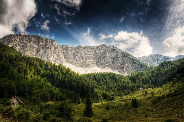 A country house in the mountains of Austria