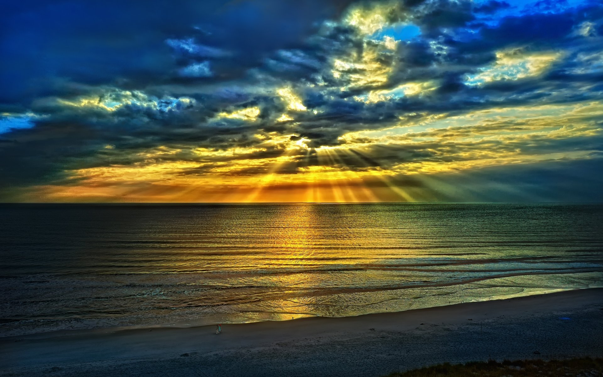 blau sonnenaufgang natur landschaft himmel wolken meer strand sommer strahlen