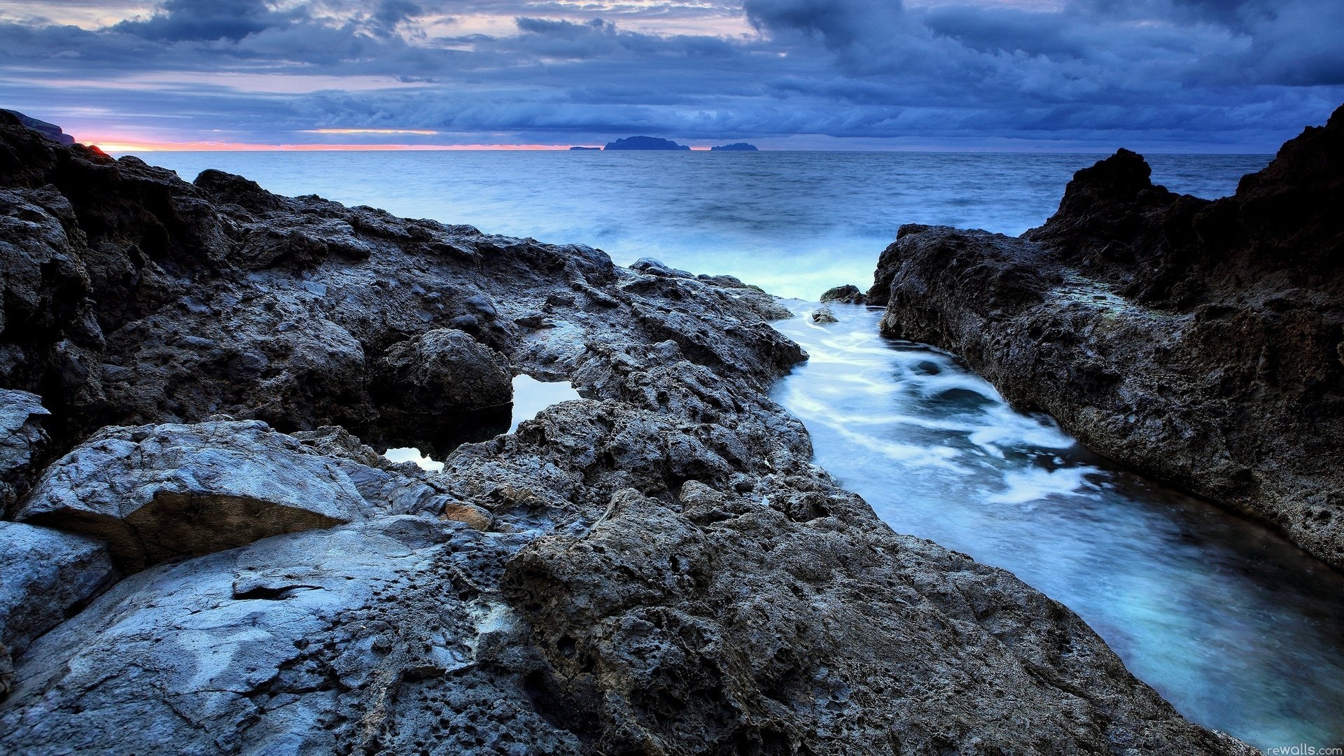 natur landschaft berge meer