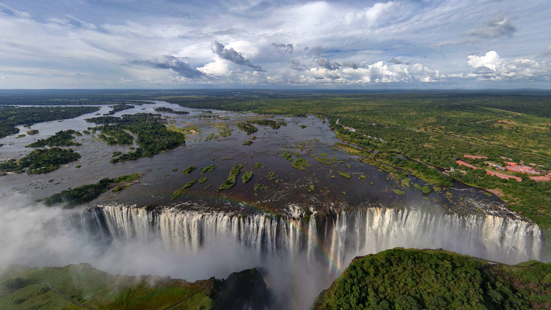 cascada victoria áfrica arco iris squirting