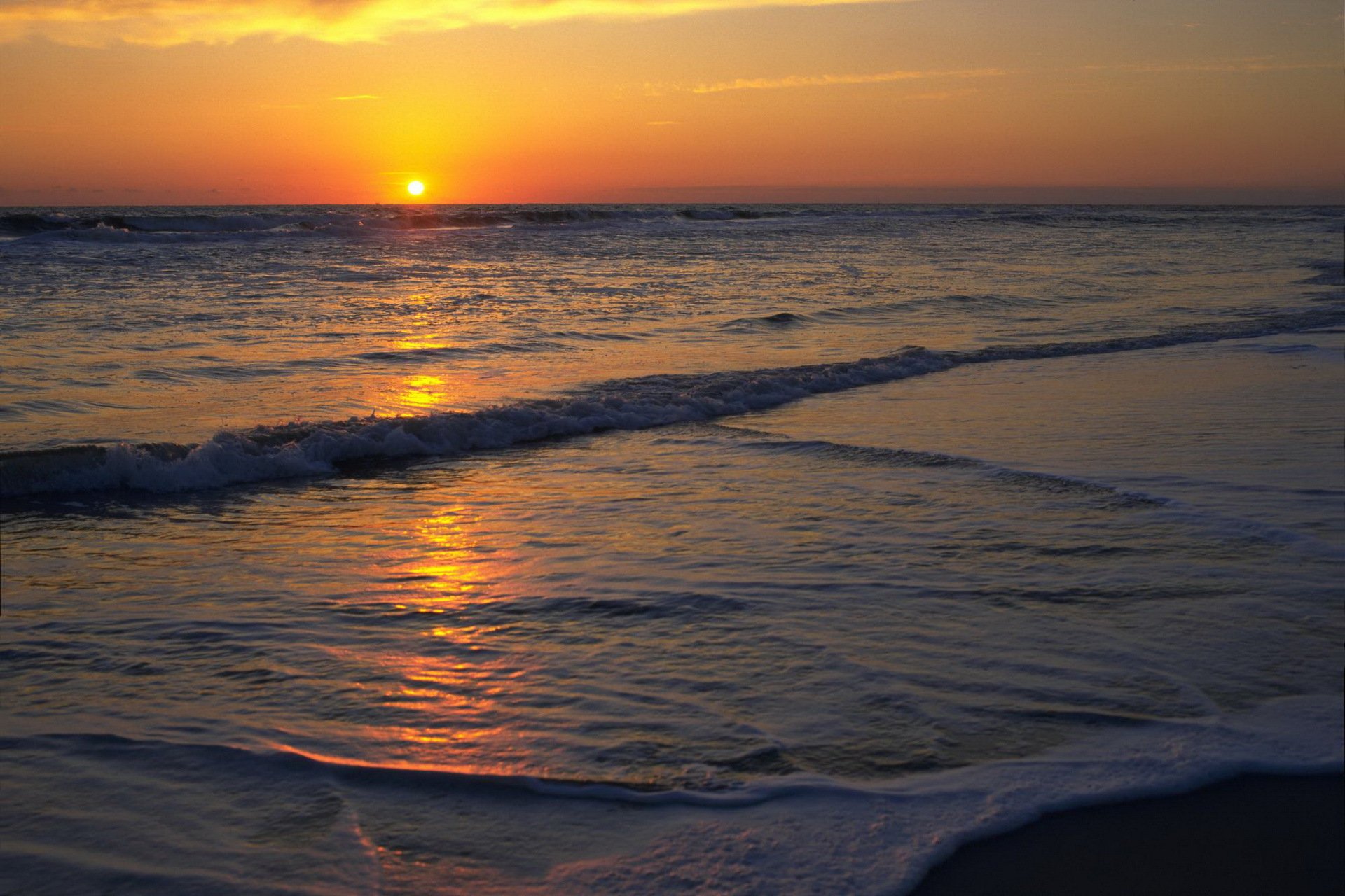 natura sole mare spiaggia tramonto orizzonte