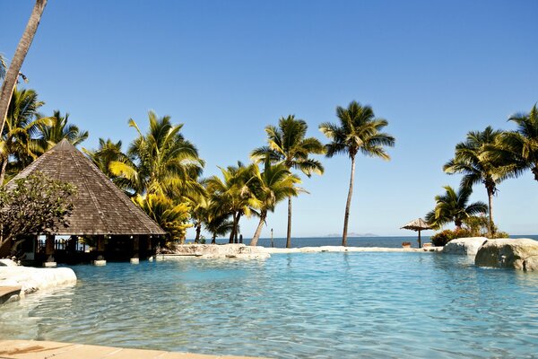 Paradise holidays on the island of Fiji